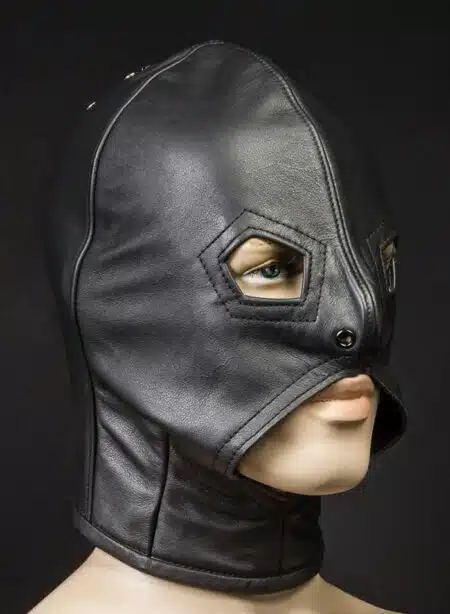 Mr. S Leather Open Chin Hood - Open Eyes