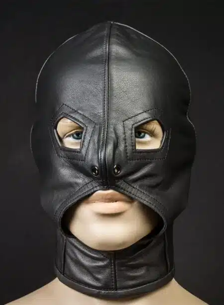 Mr. S Leather Open Chin Hood - Open Eyes