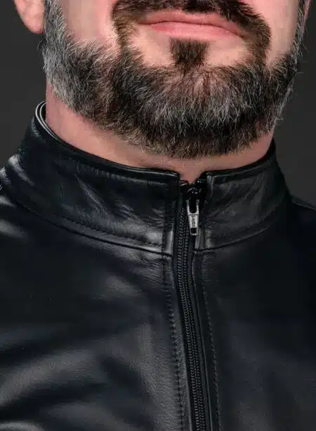 Mr. S Leather Sport Jacket Black