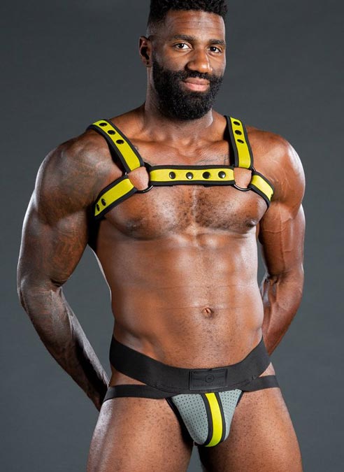 Mr. S Neo Air Mesh Jock Grey / Yellow