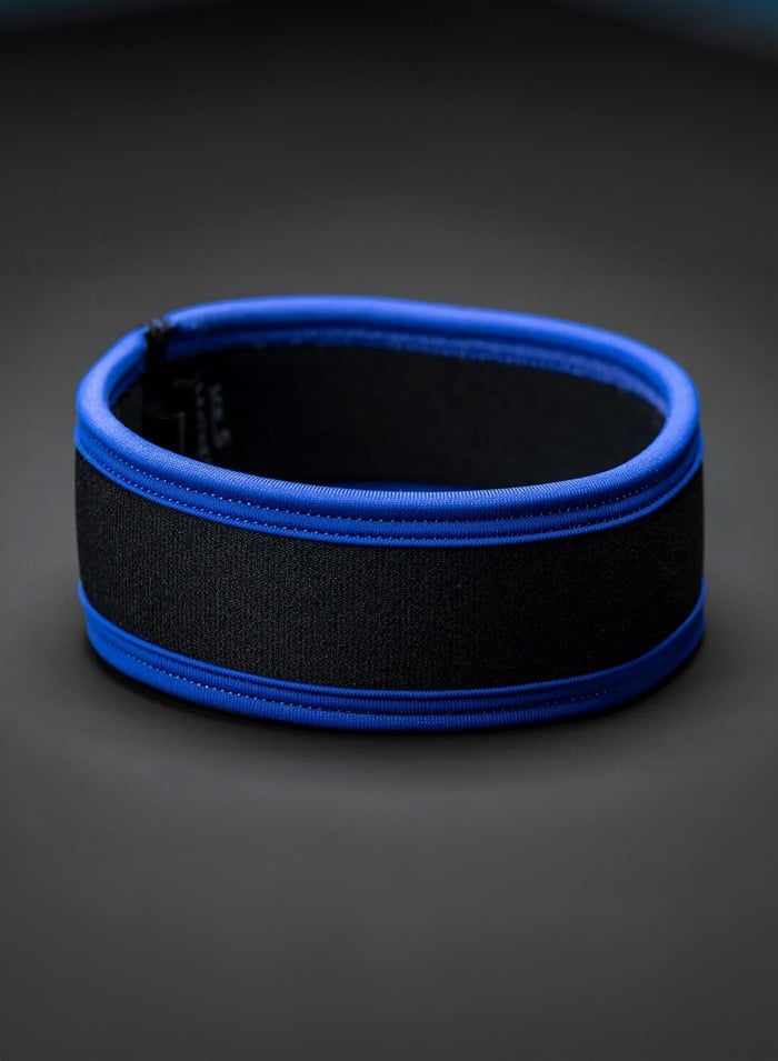 Mr. S Neo Carbon Black Bicep Strap Blue