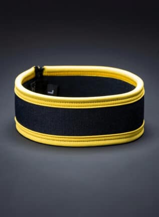 Mr. S Neo Carbon Black Bicep Strap Yellow