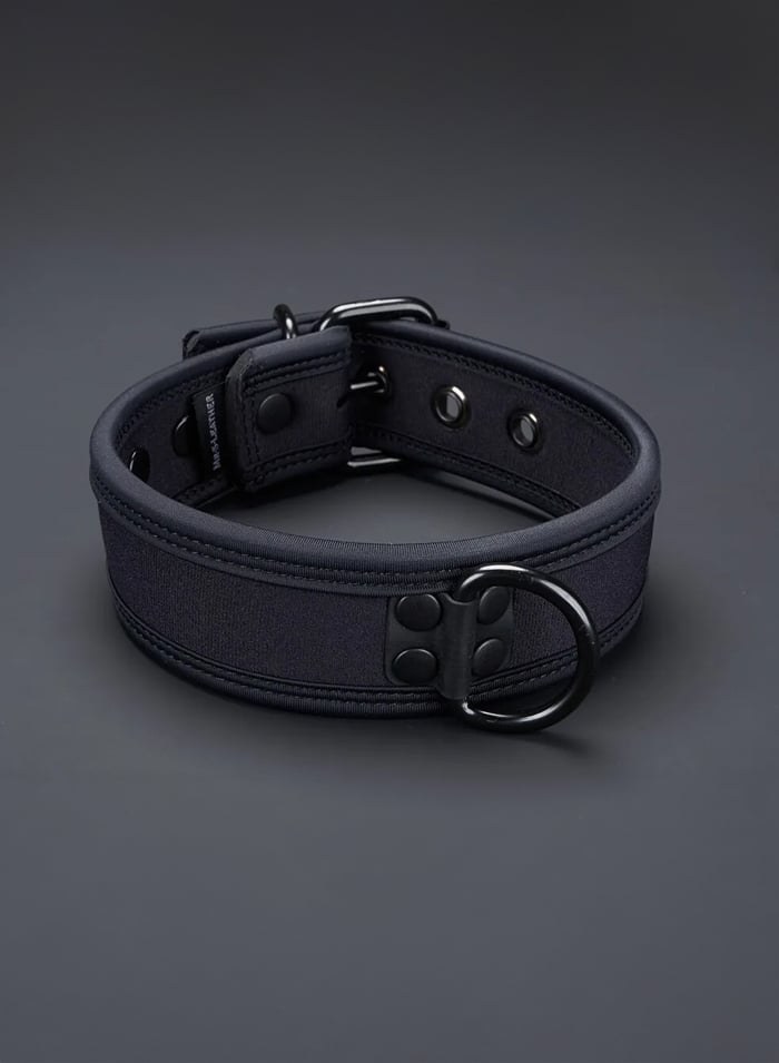 Mr. S Neo Carbon black Puppy Collar