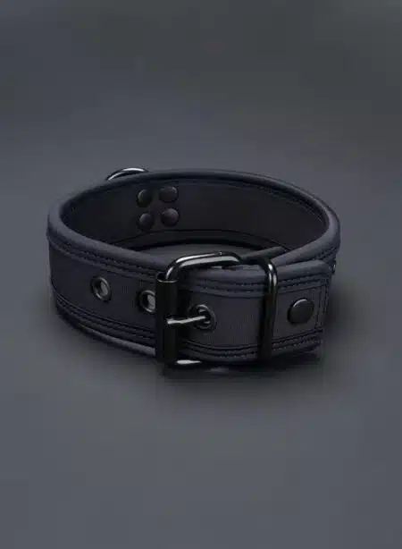 Mr. S Neo Carbon black Puppy Collar