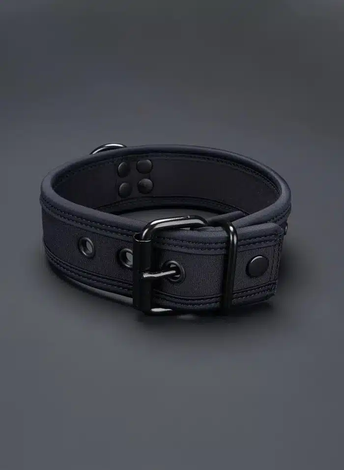 Mr. S Neo Carbon black Puppy Collar