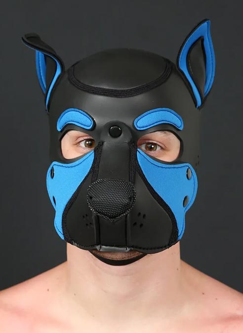 Mr. S Neo Frisky Pup Hood Cobalt Blue