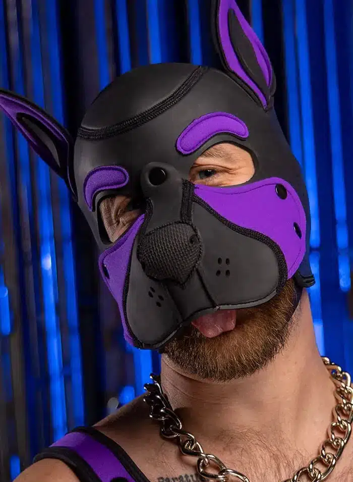 Mr. S Neo Frisky Pup Hood Purple