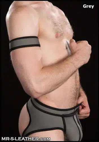 Mr. S Neoprene Bold Color Bicep Strap