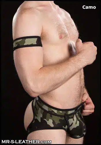 Mr. S Neoprene Bold Color Bicep Strap