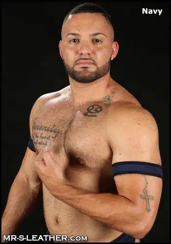 Mr. S Neoprene Bold Color Bicep Strap