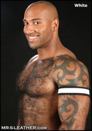 Mr. S Neoprene Bold Color Bicep Strap