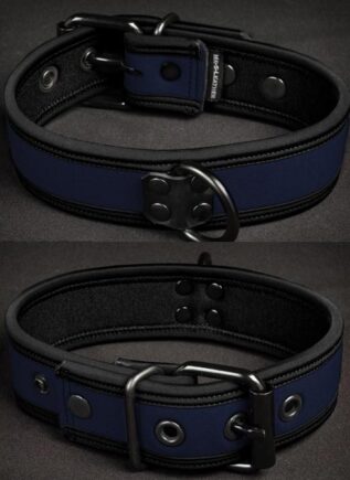 Mr. S Neoprene Puppy Collar Navy