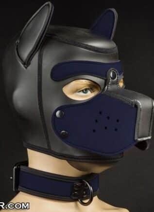 Mr. S Neoprene Puppy Collar Navy