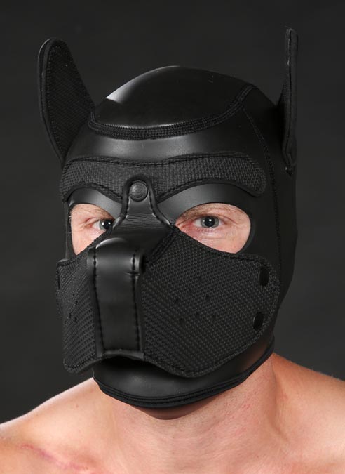 Mr. S Neoprene Puppy Hood Black
