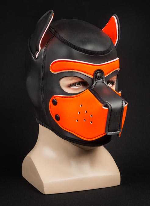 Mr. S Neoprene Puppy Hood Orange