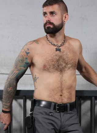 Mr. S Wide Leather Belt