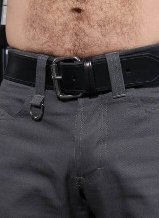 Mr. S Wide Leather Belt