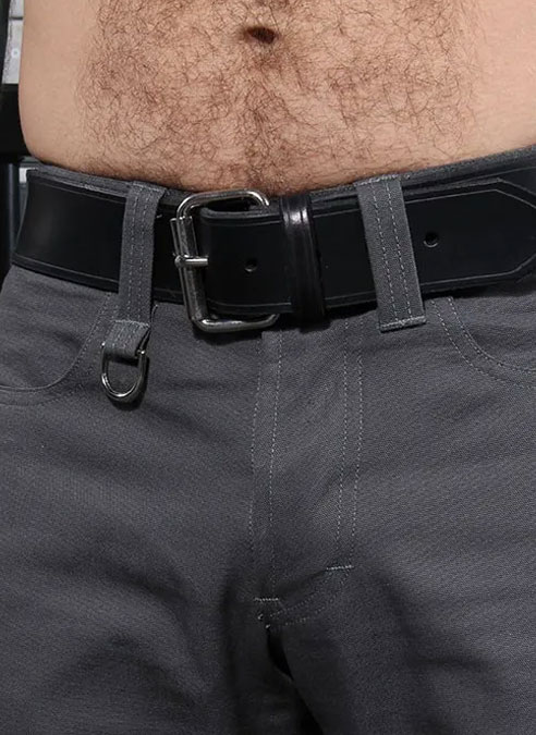 Mr. S Wide Leather Belt