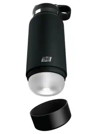 PDX Plus Fap Flask Thrill Seeker Discreet Stroker- Frosted Black