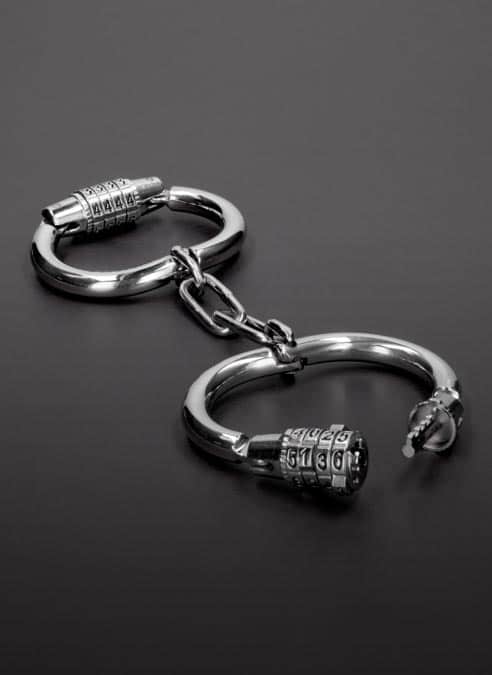 Stainless steel Handcuffs with Combination Lock