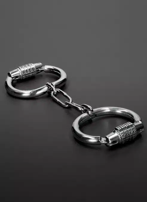Stainless steel Handcuffs with Combination Lock