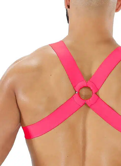 ToF Paris Fetish Harness Neon Pink