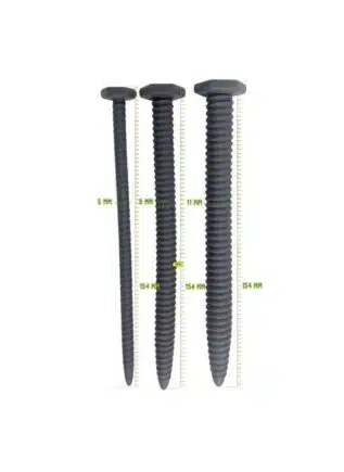 Brutus Screw You! 3 Pcs Ribbed Silicone Sound Set