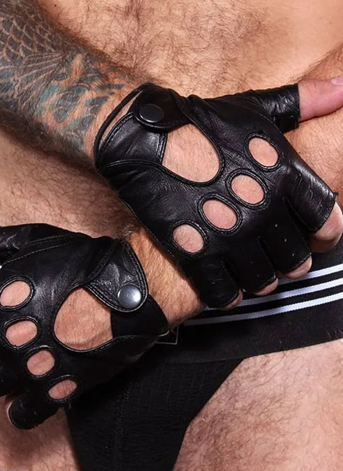 Mr. S Leather Fingerless Gloves