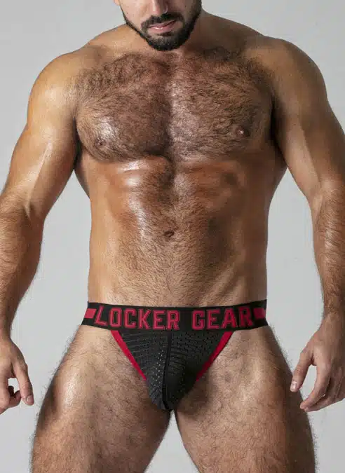 Locker Gear Push It Jockstrap Red