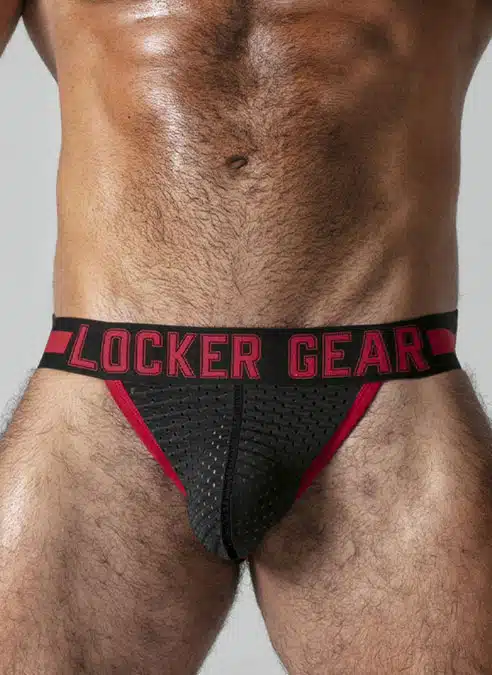 Locker Gear Push It Jockstrap Red