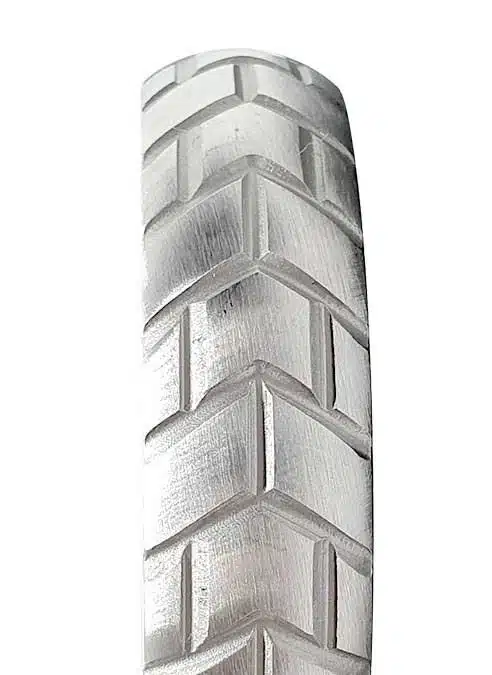 Black Label Tire Donut Cock Ring Stainless Steel