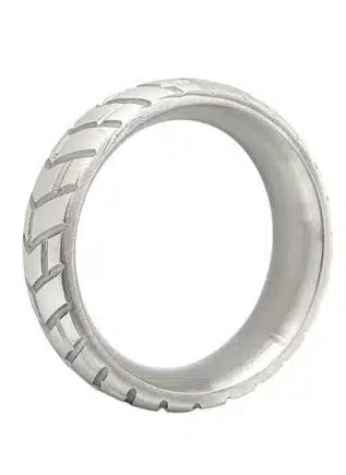 Black Label Tire Donut Cock Ring Stainless Steel