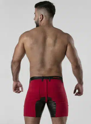 Locker Gear 5 Pocket Chap Short Red