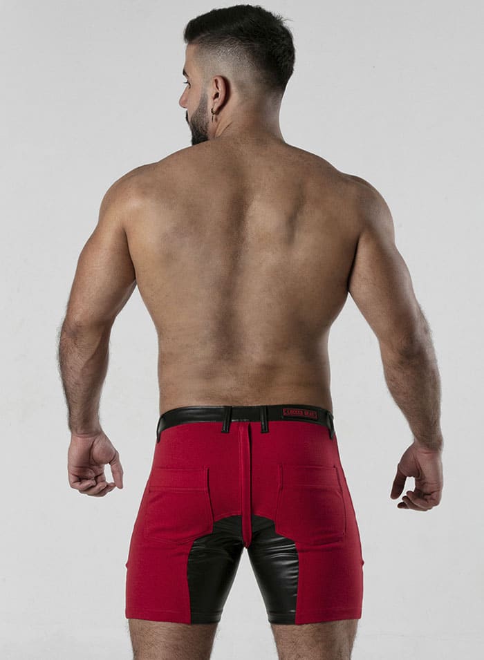 Locker Gear 5 Pocket Chap Short Red