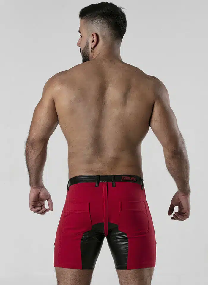 Locker Gear 5 Pocket Chap Short Red