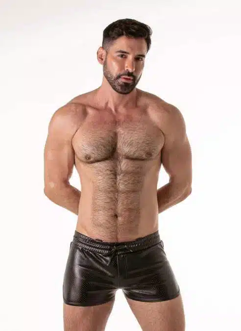 Locker Gear Punch Hole Running Short