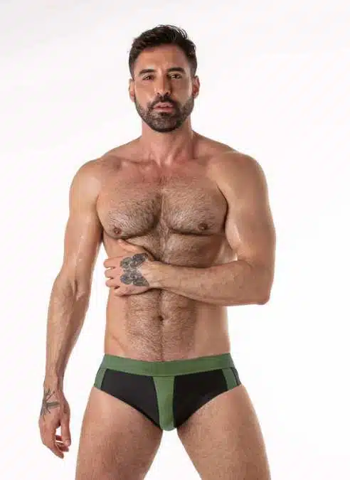 Mr. S Leather X Locker Gear Soaker Swim Brief