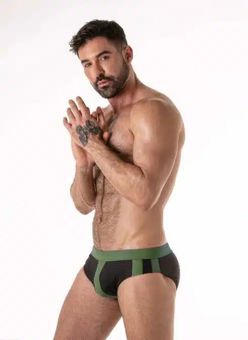 Mr. S Leather X Locker Gear Soaker Swim Brief