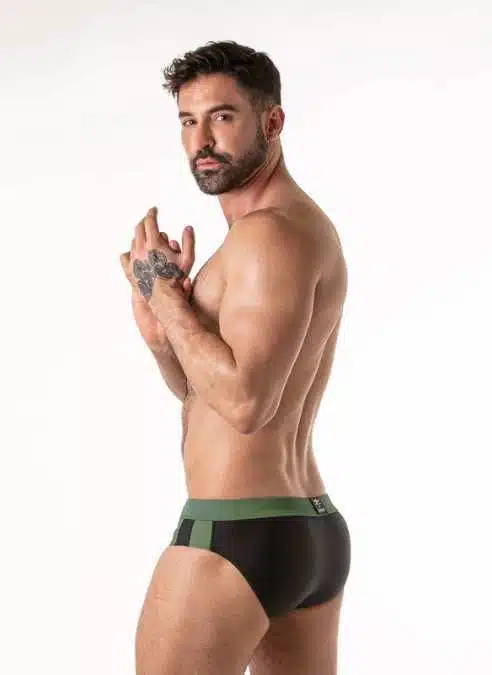 Mr. S Leather X Locker Gear Soaker Swim Brief