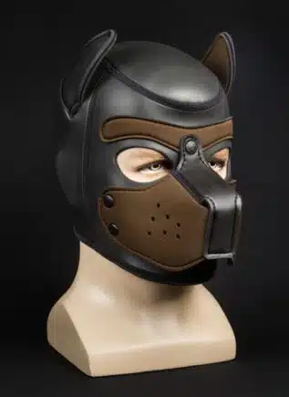 Mr. S Neoprene Puppy Hood Brown