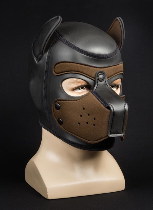 Mr. S Neoprene Puppy Hood Brown