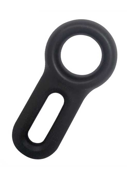 Brutus Spanner Liquid Silicone Cock Ring Black