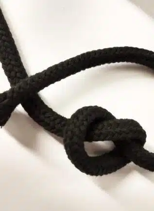 Cotton Bondage Rope 8mm without Core Black