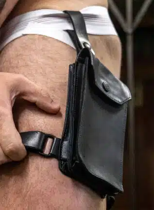Mr. S Leather Jockstrap Phone Holster Max