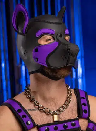 Mr. S Neo Frisky Pup Hood Purple