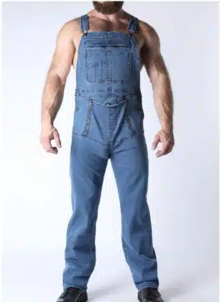 CellBlock 13 Axel Denim Overall Light Blue