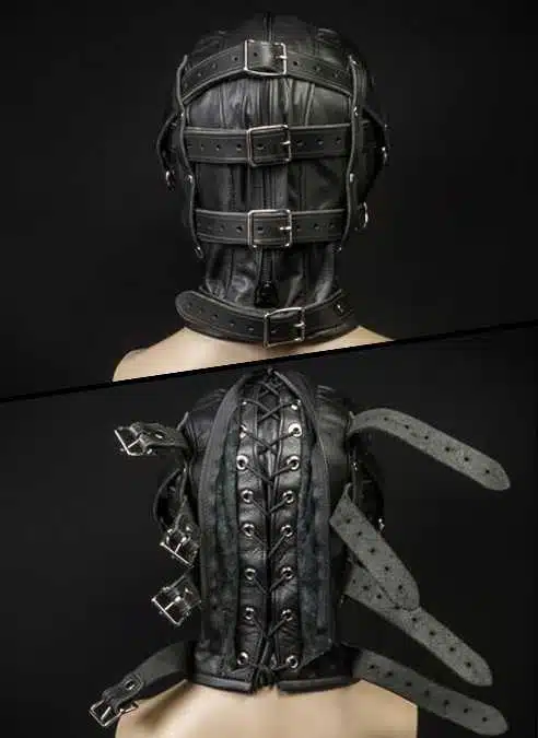 Mr. S Leather Heavy Duty Hood with Triple Straps