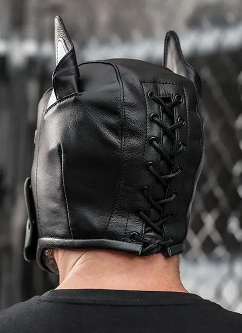 Mr. S Leather K9 Pup Hood Grey