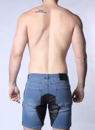 CellBlock13 Saddleback Denim Short Light Blue