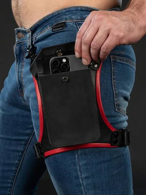 Mr. S Leather Centurion Leg Harness and Holster - available in 4 colors